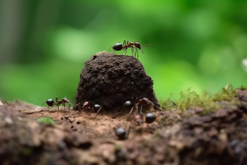 eliminare le formiche dal prato