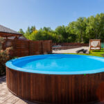 piscina in legno fuori terra